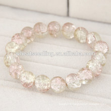 hot sale fashion jewelry custom glass crystal buddha diy bracelet